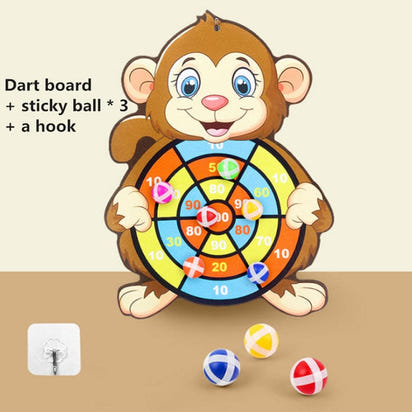 🎯🐇 Hop Into Fun with Our Animal Dart Board Sticky Ball Rabbit – A Whimsical Twist to Classic Dart Games! 🐾✨ - The Little Big Store