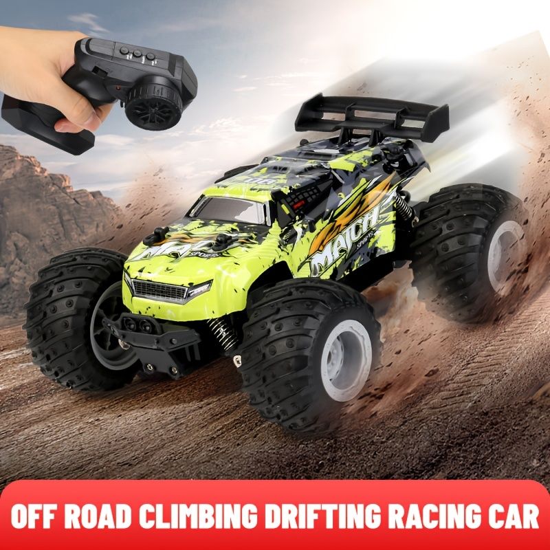 Fun Remote Control Toy Car with LED Lights - Great for Indoor and Outdoor Play - Ages 6+