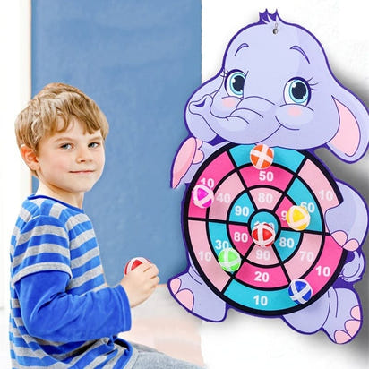 🎯🐇 Hop Into Fun with Our Animal Dart Board Sticky Ball Rabbit – A Whimsical Twist to Classic Dart Games! 🐾✨ - The Little Big Store