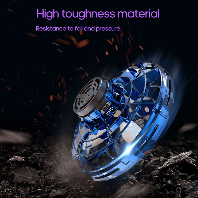 LED Light-Up Fidget Spinner Drone Ball for Stress Relief and Focus