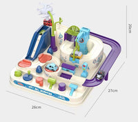 CityQuest Adventure Race Track: Magnetic Rescue Car Playset for Kids - The Little Big Store