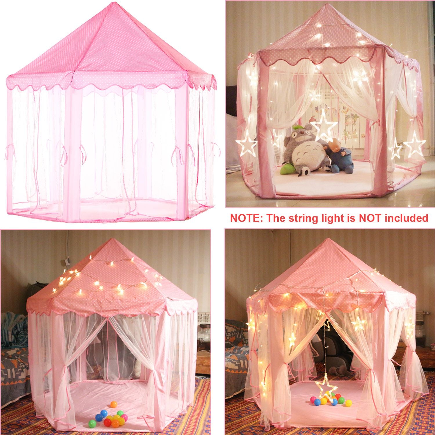 Princess Play Tent – Magical Castle for Kids