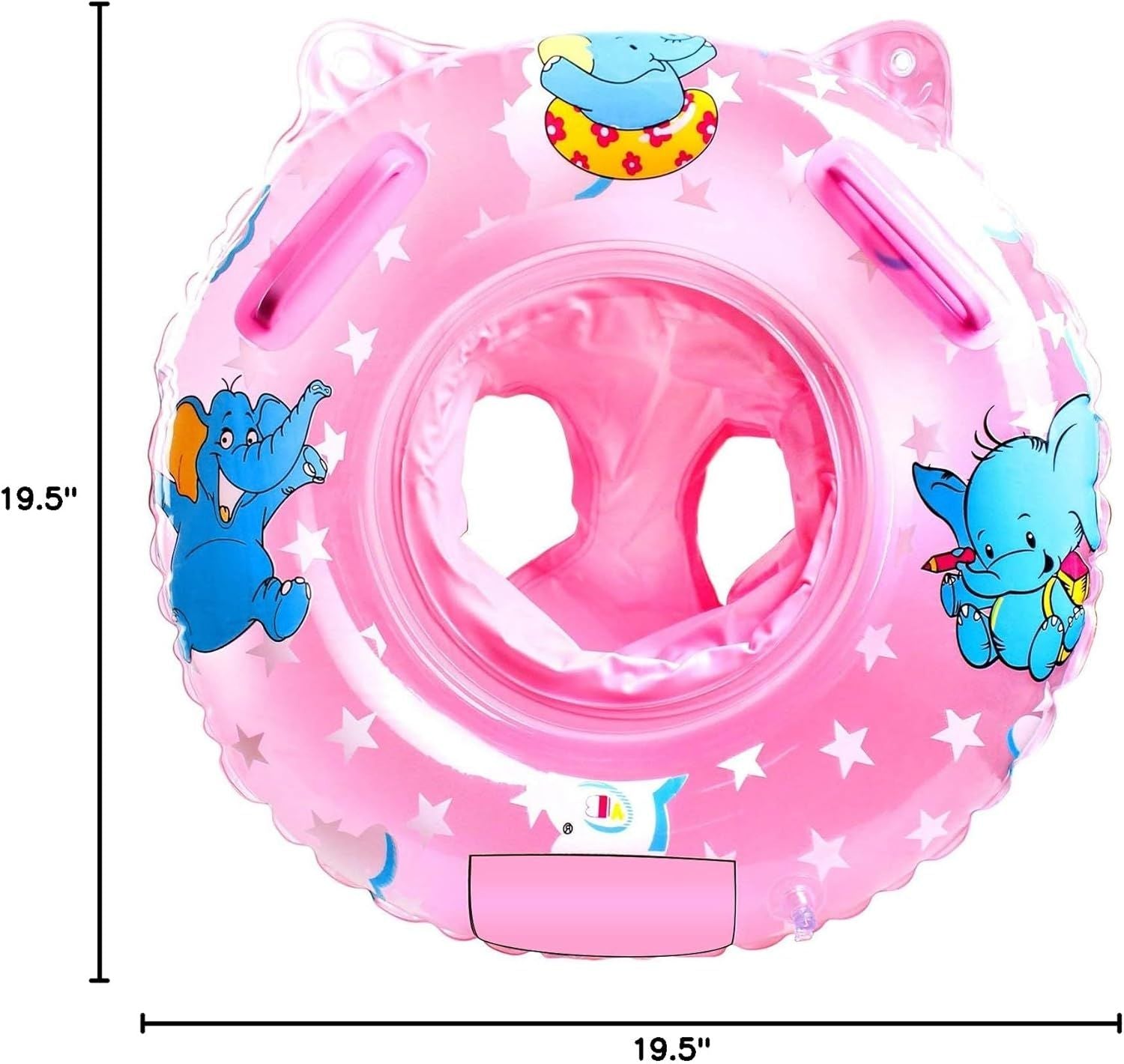 SplashCaptain™ Baby Swim Float – Safe Toddler Pool Boat with Seat & Double Handles