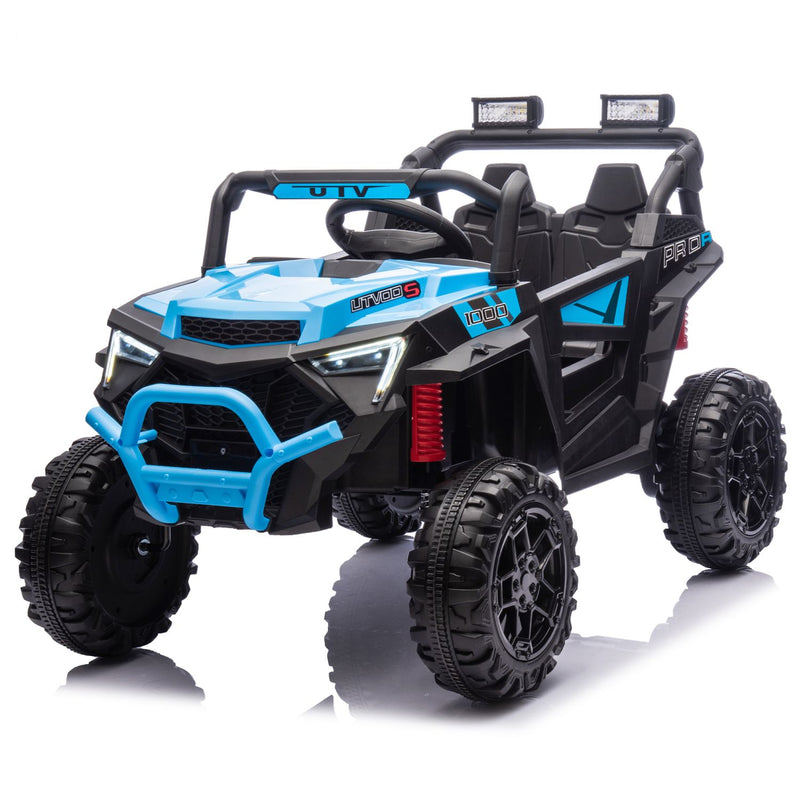 24V 400W 4WD Kids Electric Ride-On UTV Blue