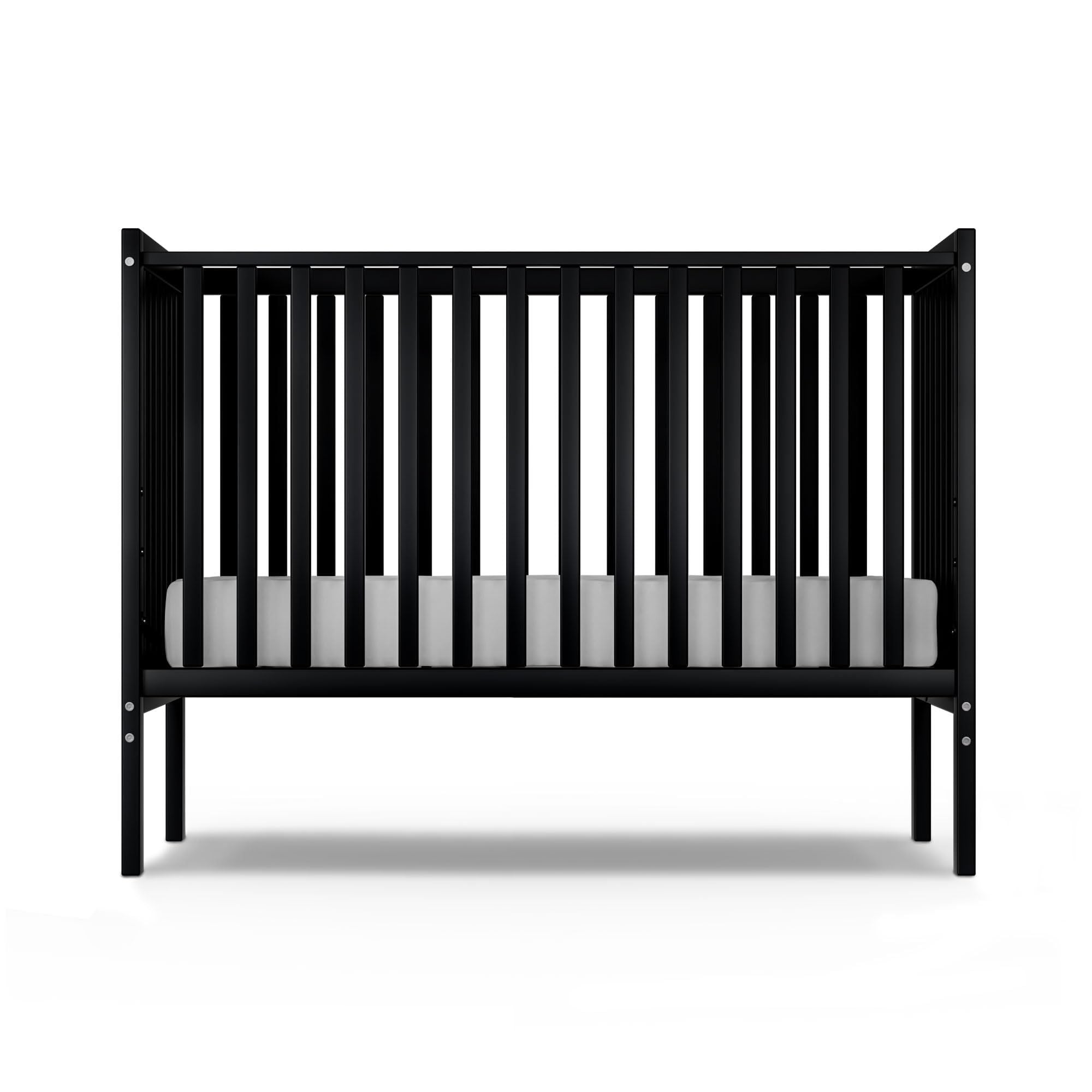 Baby Crib 5-in-1 Convertible,   Non-Toxic Finish, Simplistic Nursery Furniture
