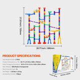 LT923 marble run specifications and example assembled dimensions