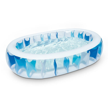 90×60×20In Inflatable Swimming Pool Blow Up Family Pool For Kids Foldable Swim Ball Pool Center - The Little Big Store