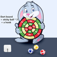 🎯🐇 Hop Into Fun with Our Animal Dart Board Sticky Ball Rabbit – A Whimsical Twist to Classic Dart Games! 🐾✨ - The Little Big Store