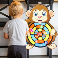 🎯🐇 Hop Into Fun with Our Animal Dart Board Sticky Ball Rabbit – A Whimsical Twist to Classic Dart Games! 🐾✨ - The Little Big Store