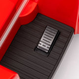 Ride-on fire truck foot pedal close-up