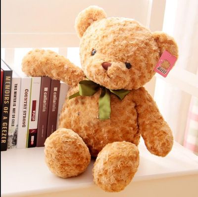 Cozy Teddy Bear Plush - Soft Cotton Stuffed Animal for Babies & Kids