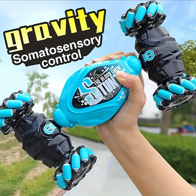 Remote Control Stunt Car with Music, Lights & Rechargeable Battery - Thrilling Outdoor Play