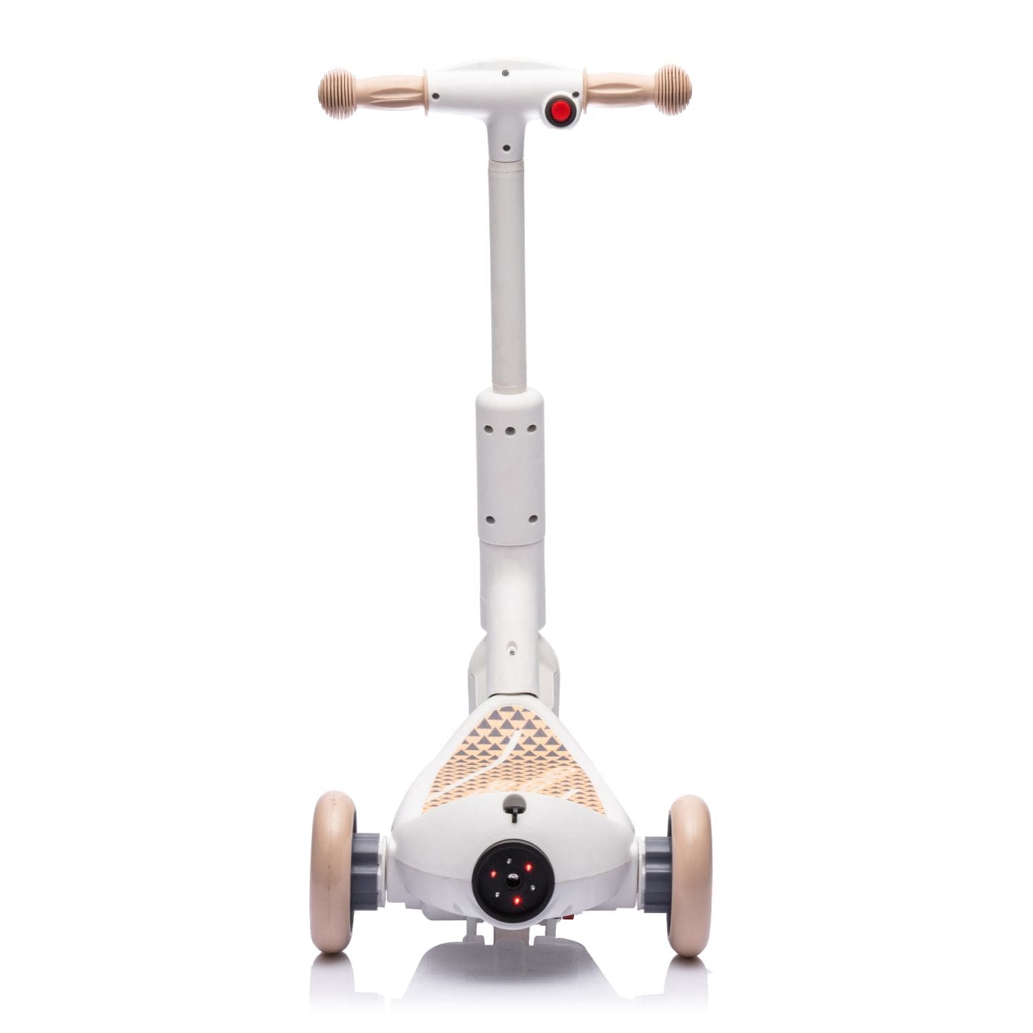 2in1 Kids Ride On Three-Wheel Electric Scooter,Tail Color Lights W/Spray,Wider Pedal,PU Wheels For Effective Floor Protection,Independent Light Switch With Music,One Button Acceleration For Kids 3+ - The Little Big Store