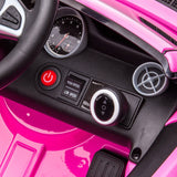 SLC 300 ride-on dashboard with power button, speed switch and foot pedal