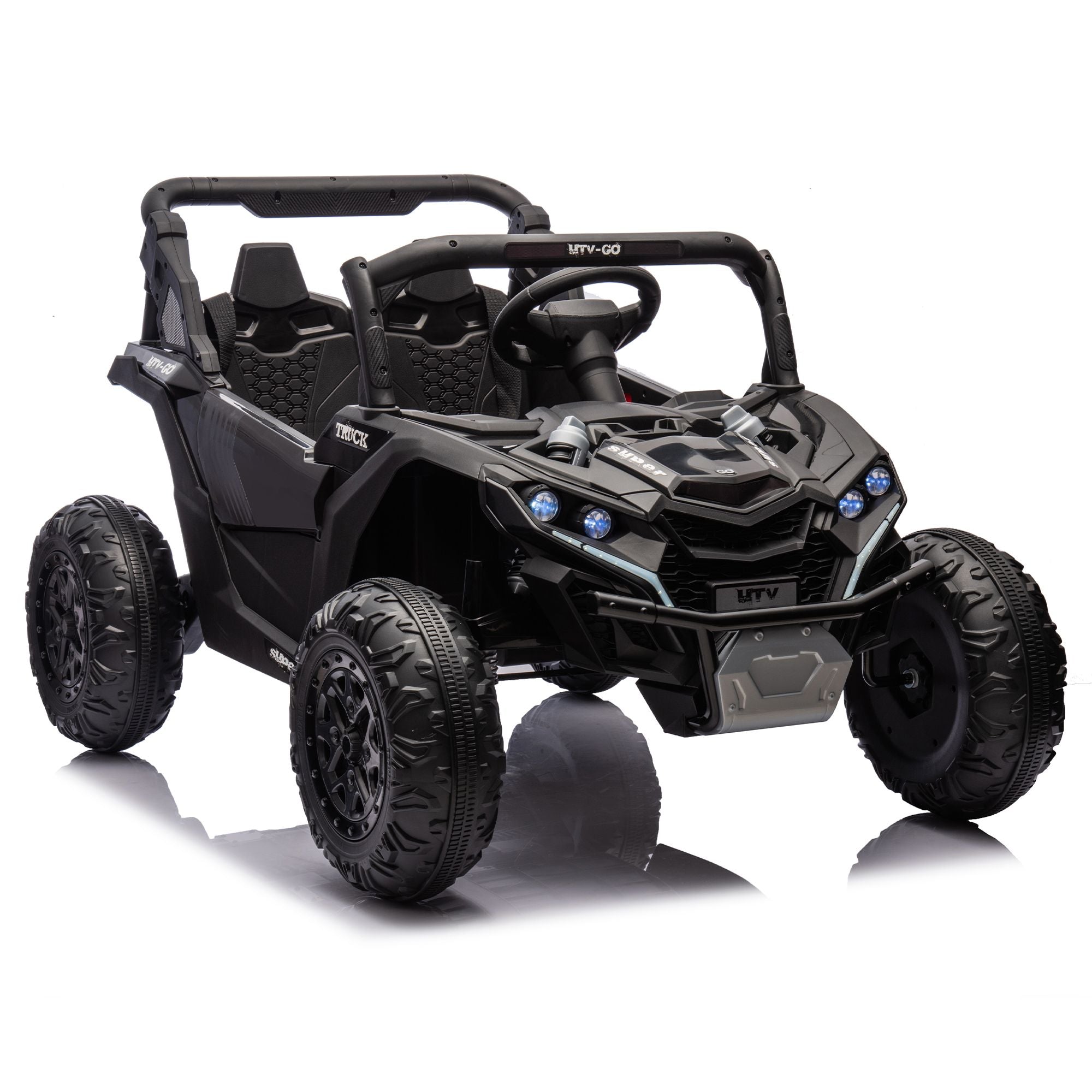 24V Kids Ride-On UTV with Parental Remote & LED Lights