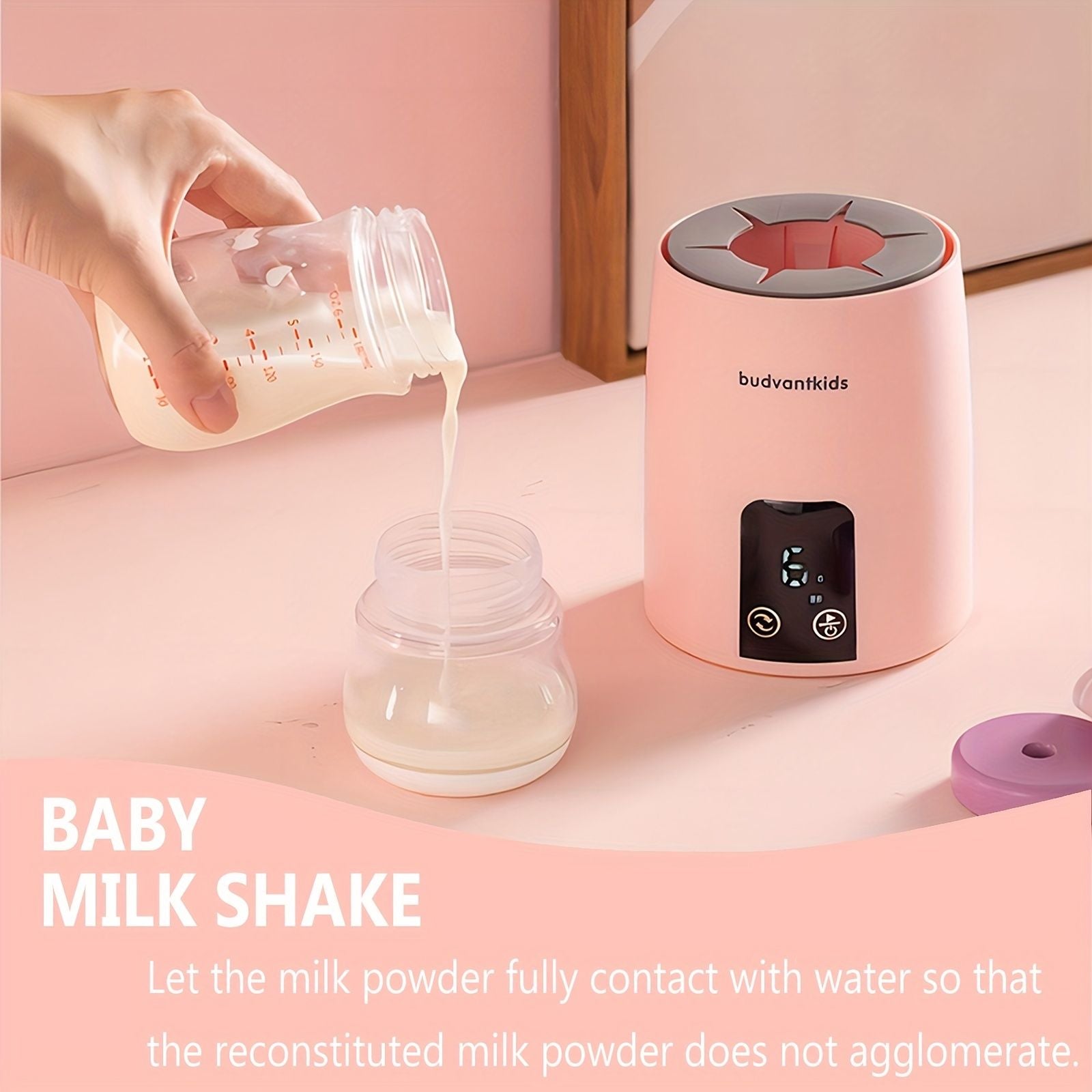 Convenient Baby Bottle Shaker - Electric Milk Mixer for Easy Formula Preparation