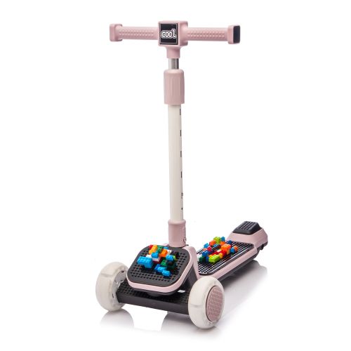 Kids 3-Wheel Scooter with LED Lights & Adjustable Height