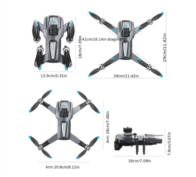A19 Pro Drone with 8K Dual Camera, 5G FPV & Obstacle Avoidance