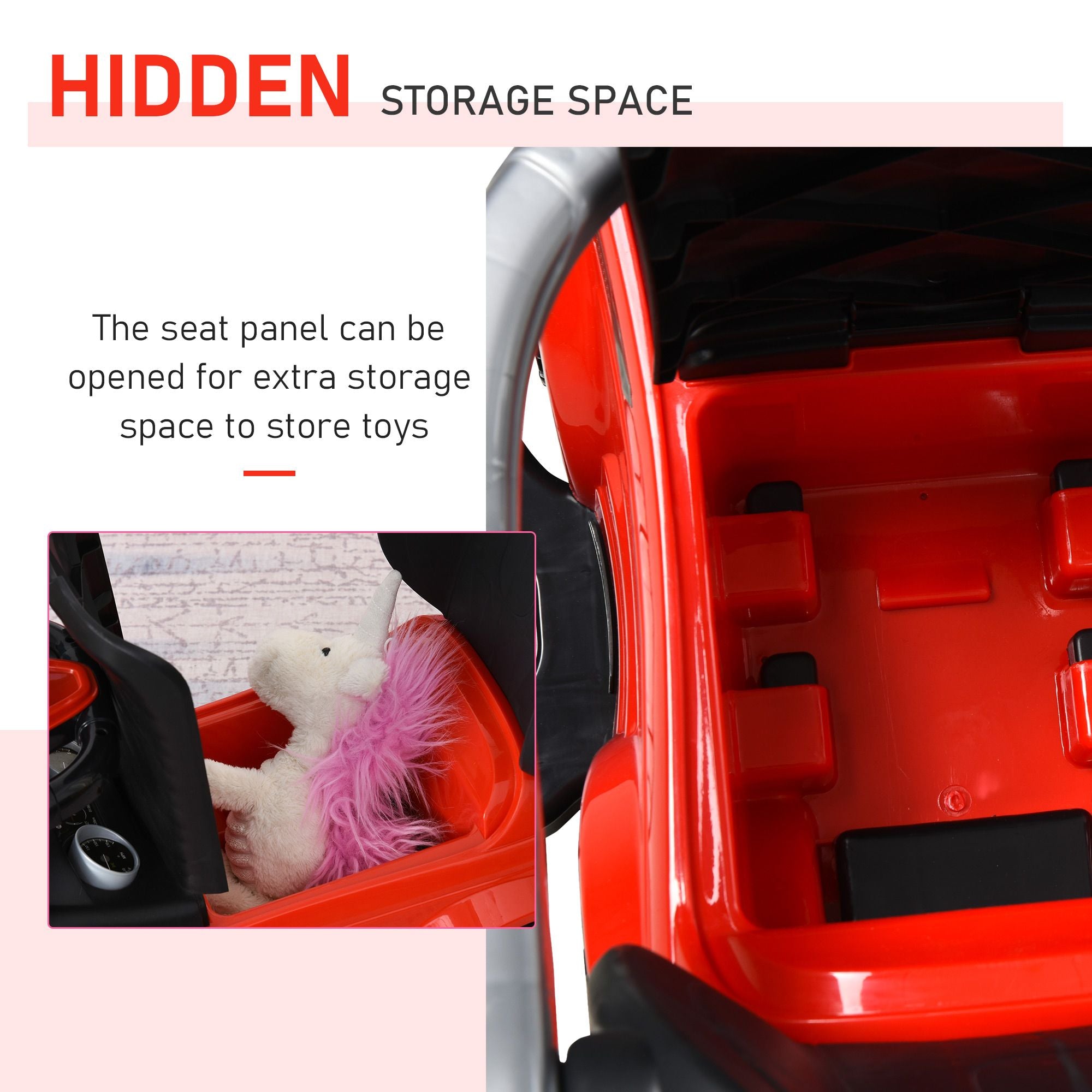 TheLittleBigStore RedCruiser™ 3-in-1 Toddler Push Car