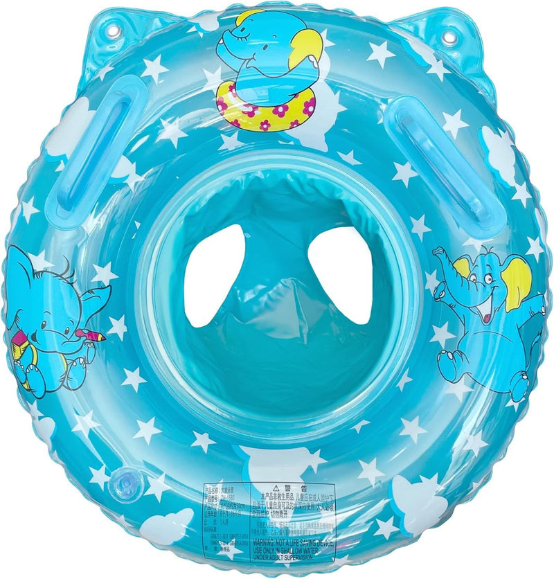 SplashCaptain™ Baby Swim Boat Float – Infant Pool Ring with Safety Seat & Double Handles