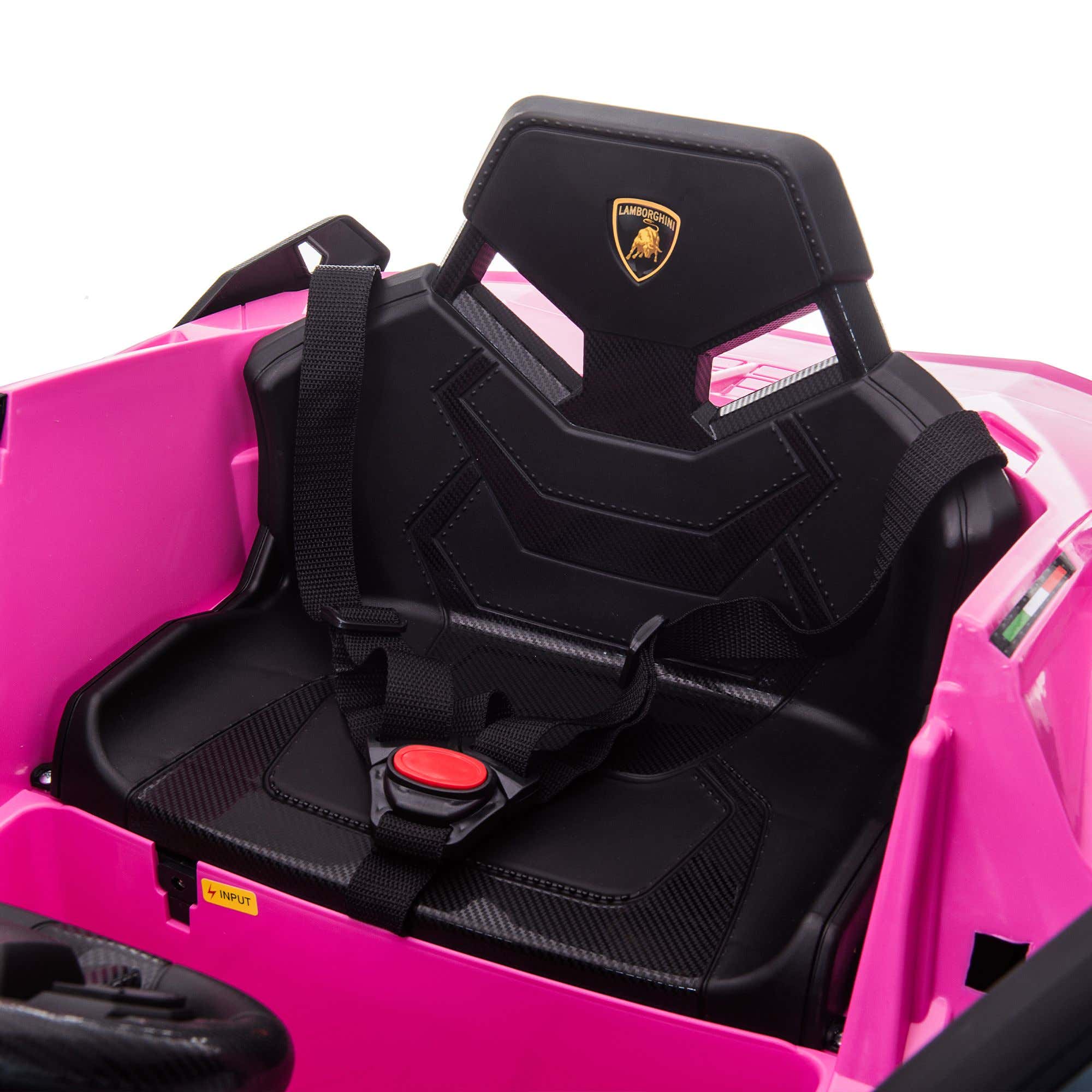 12V Pink Kids Electric Ride-On Car with Remote Control