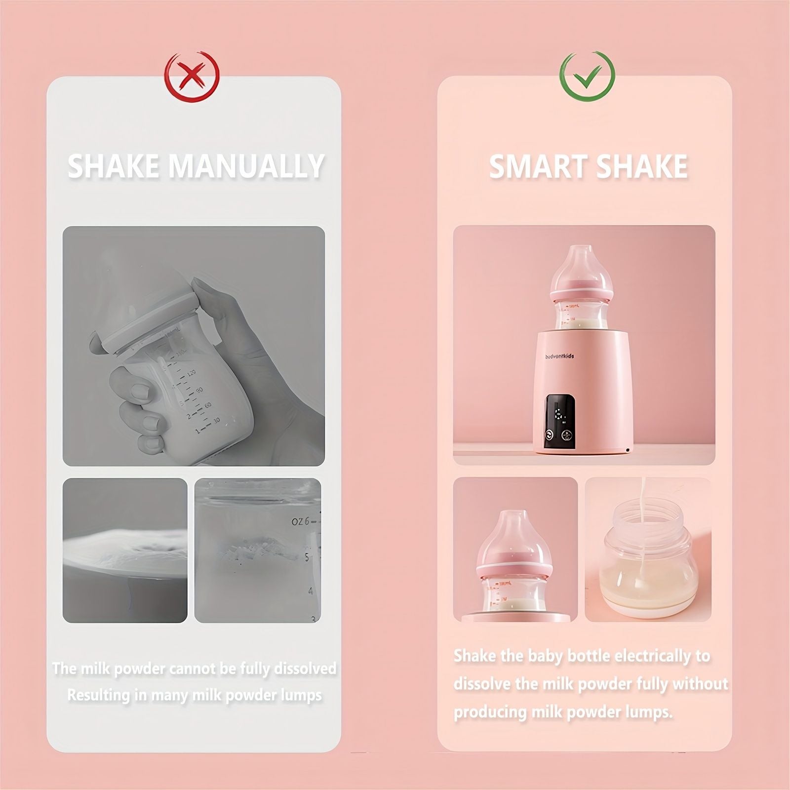 Convenient Baby Bottle Shaker - Electric Milk Mixer for Easy Formula Preparation
