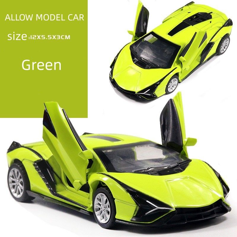 TheLittleBigStore SpeedLegend™ 1:36 Sian Diecast Pull-Back Supercar – Green