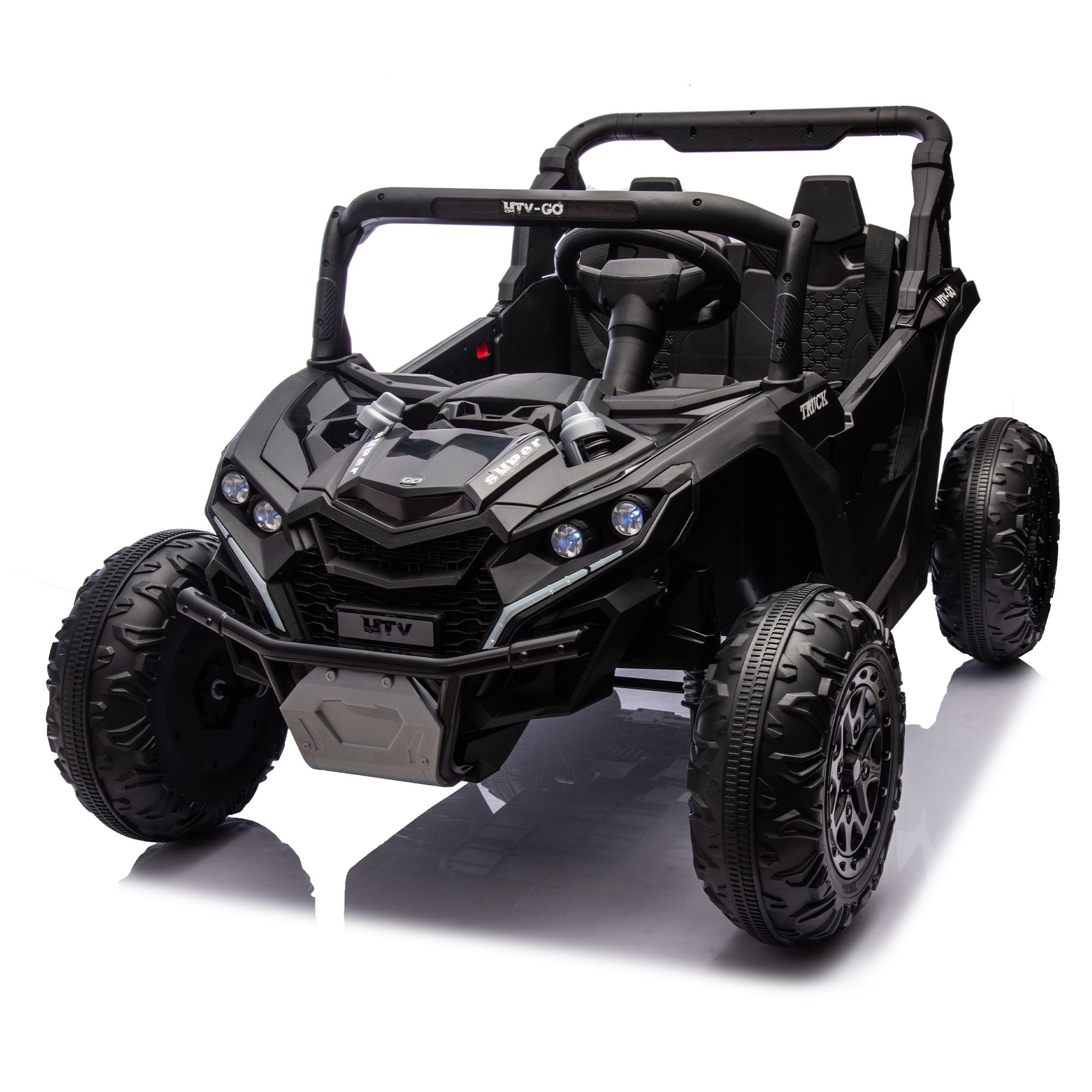 24V Kids Ride-On UTV with Parental Remote & LED Lights