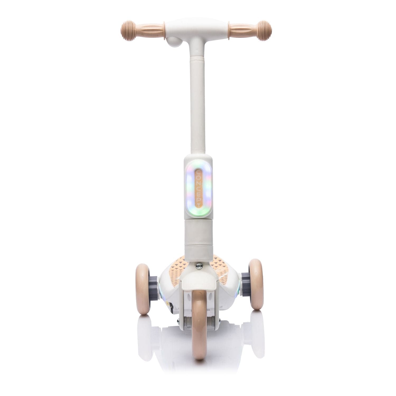 2in1 Kids Ride On Three-Wheel Electric Scooter,Tail Color Lights W/Spray,Wider Pedal,PU Wheels For Effective Floor Protection,Independent Light Switch With Music,One Button Acceleration For Kids 3+ - The Little Big Store