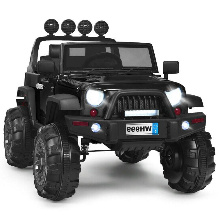 12V Kids Electric Ride-On Truck with Remote & Magnetic Doors