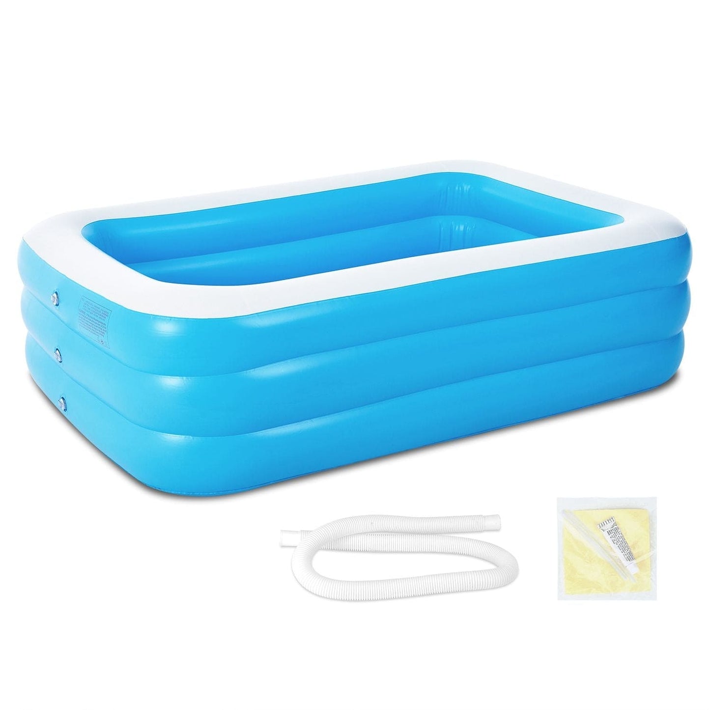 103x69x24in Inflatable Swimming Pools Family Swim Play Center Pool Blow up Kiddie Pool - The Little Big Store