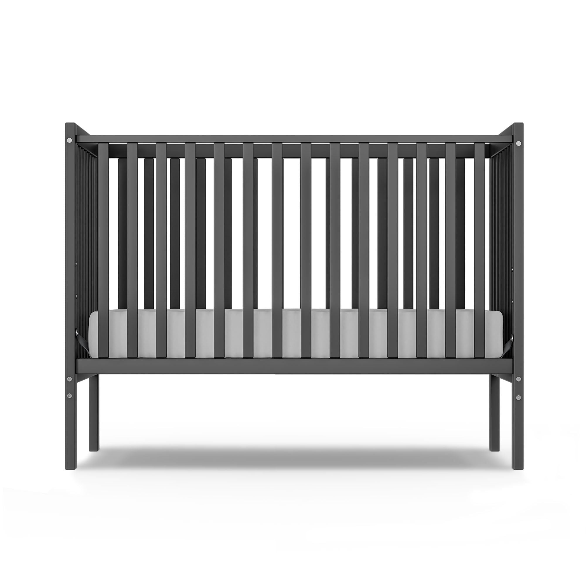 Baby Crib 5-in-1 Convertible,   Non-Toxic Finish, Simplistic Nursery Furniture