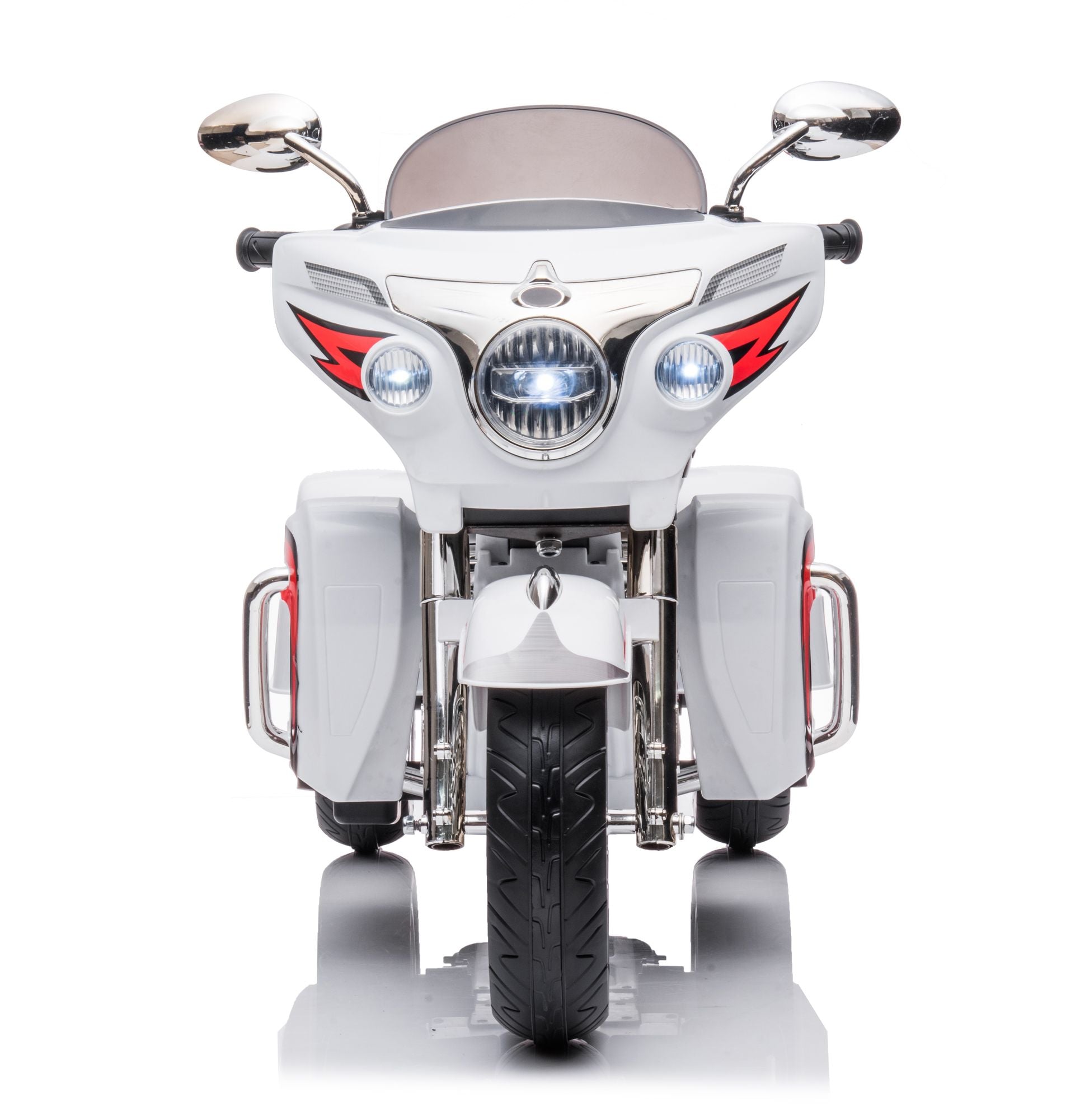 12V Kids Electric 3-Wheel Motorcycle with Headlights