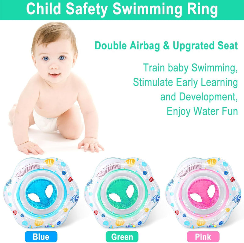Baby Pool Float™ – Double Airbag Safety Seat for Infants 6–12 Months