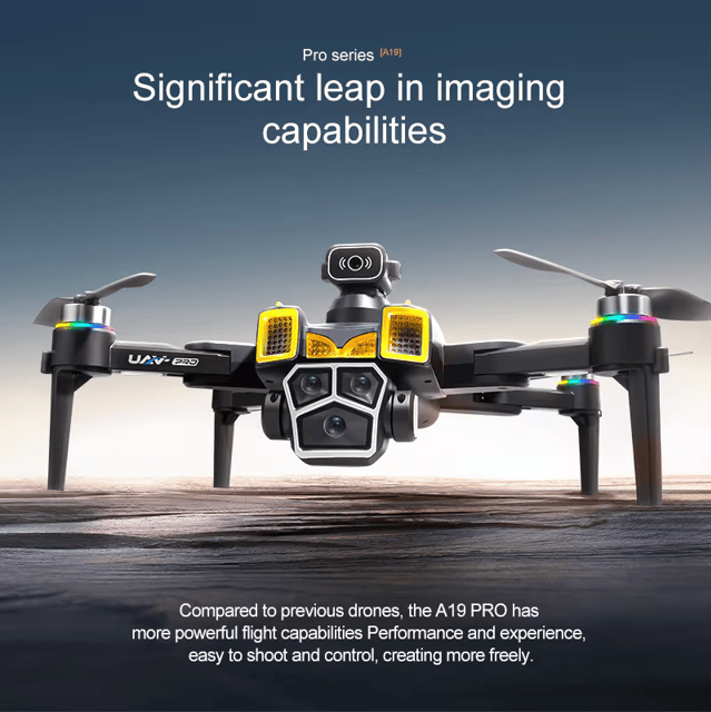 A19 Pro Drone with 8K Dual Camera, 5G FPV & Obstacle Avoidance
