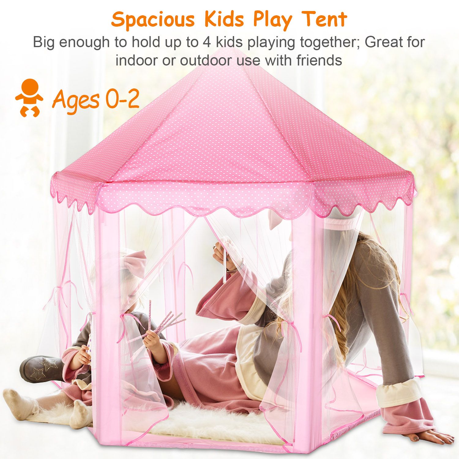 Princess Play Tent – Magical Castle for Kids