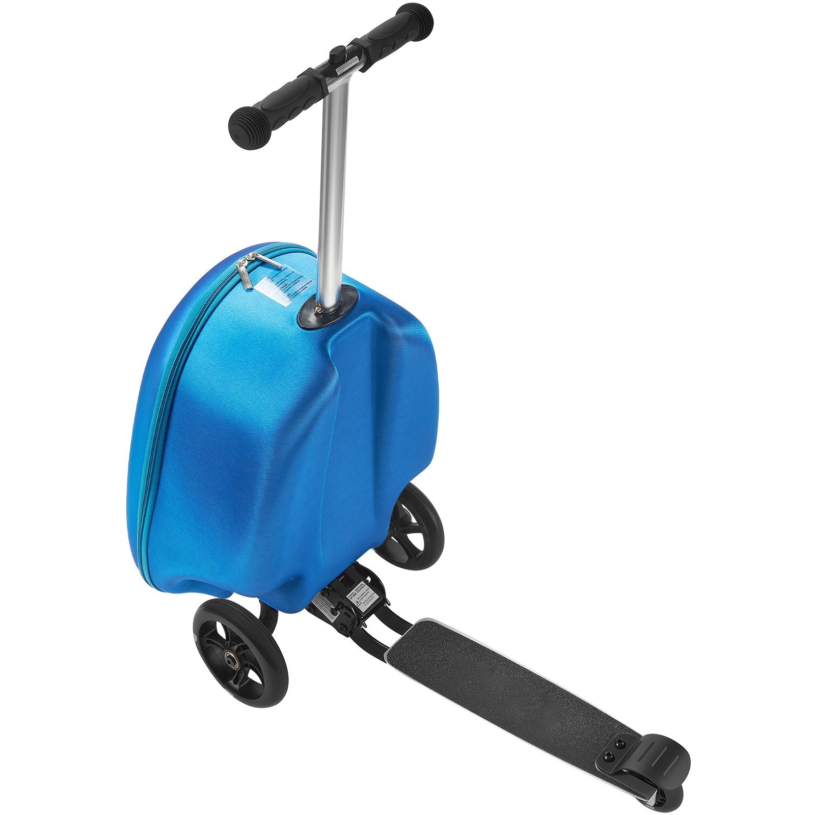 20 Inch Kids Scooter Suitcase with Non-Slip Grip - Lightweight Ride-On Luggage, 20L Capacity, Perfect for Travel with Flashy Wheels