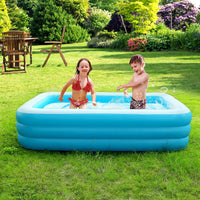 103x69x24in Inflatable Swimming Pools Family Swim Play Center Pool Blow up Kiddie Pool - The Little Big Store