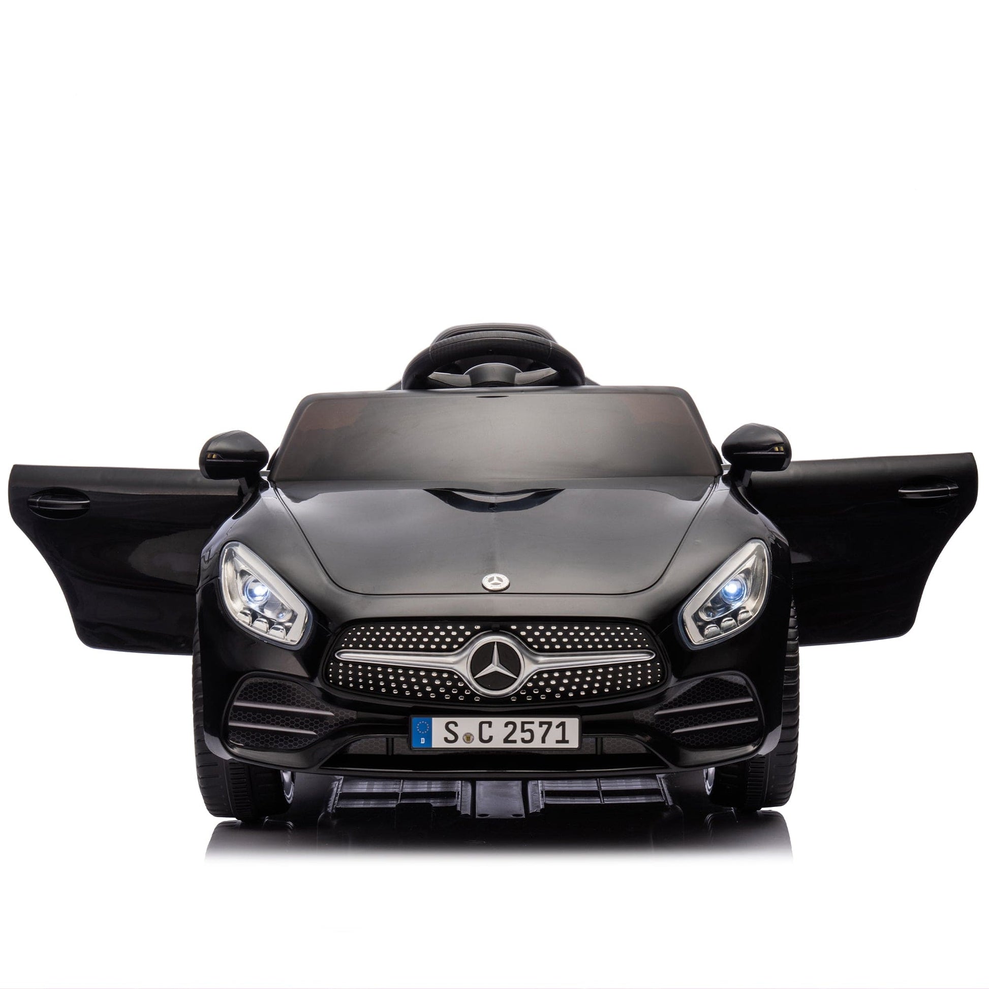 Licensed Mercedes-Benz CLS 350,12V Kids Ride On Toy Car w/Parents Control,2wd,Four-wheel suspension,Music,Bluetooth,LED Light,USB,Power display,Volume adjustment,Speeds 1.24-3.11MPH for Kids Aged 2-4. - The Little Big Store