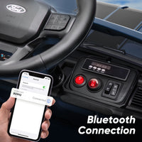 Exciting Ford-Shelby F-150 12V Electric Ride-On Truck for Kids - Blue with Remote Control and 2-Hour Drive Time