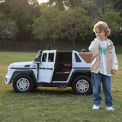 ✨ Licensed 24V Mercedes-Maybach G650 Kids Ride-On Car – Luxury 2-Seater with Brushless Motor, Remote Control & LED Lights | Ages 3–8 👑⚡