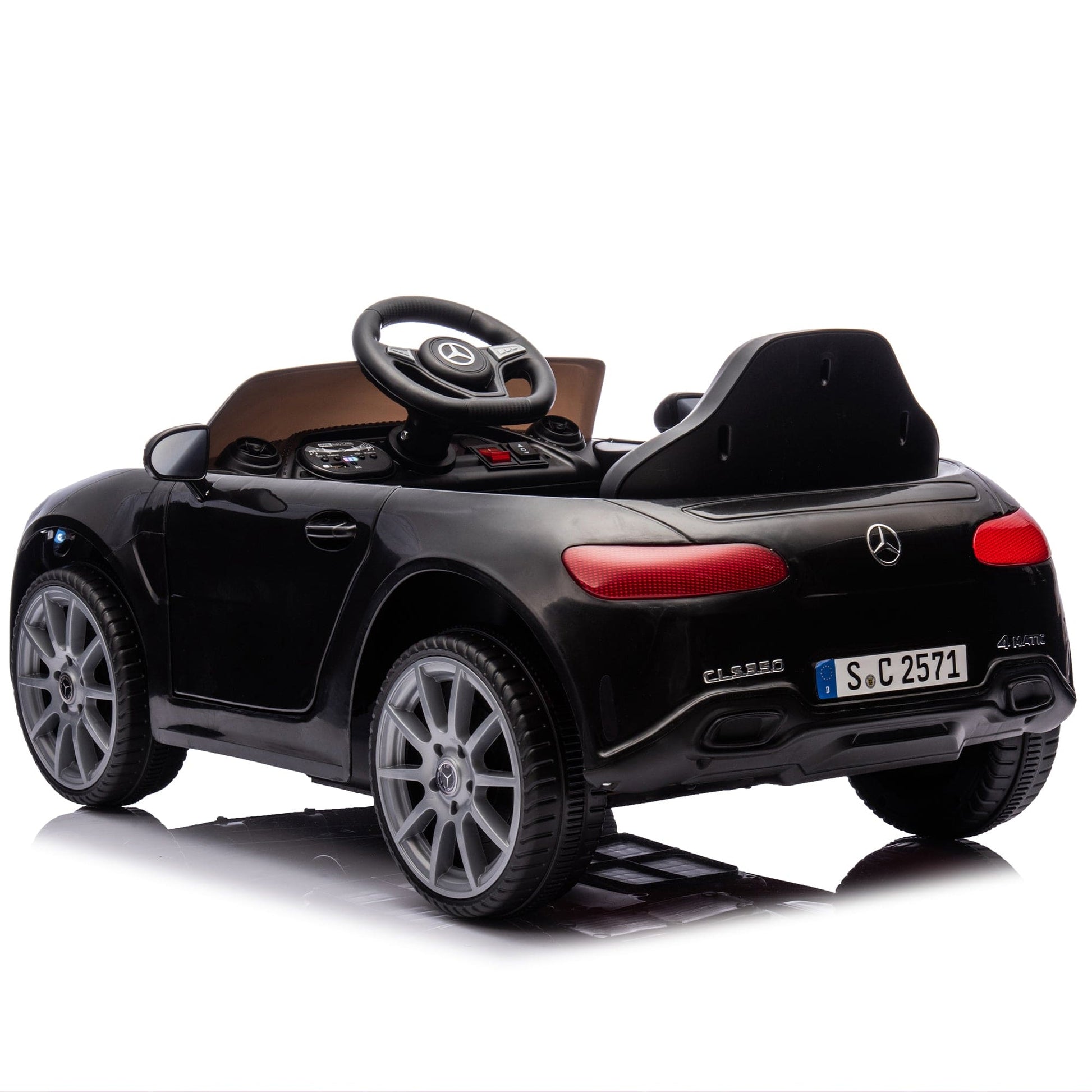 Licensed Mercedes-Benz CLS 350,12V Kids Ride On Toy Car w/Parents Control,2wd,Four-wheel suspension,Music,Bluetooth,LED Light,USB,Power display,Volume adjustment,Speeds 1.24-3.11MPH for Kids Aged 2-4. - The Little Big Store
