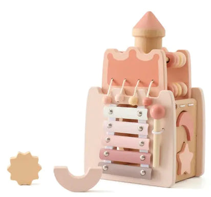 Montessori Wooden 5-in-1 Educational Toy - The Little Big Store
