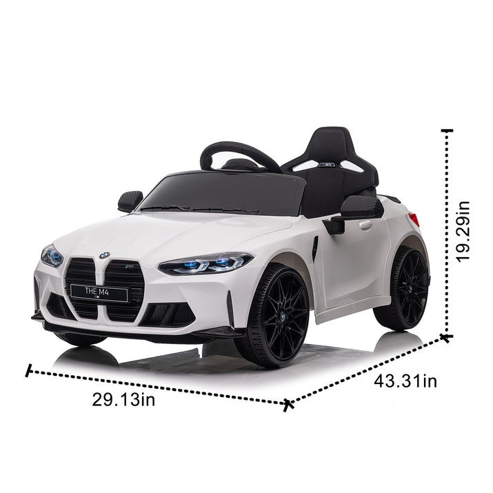 BMW M4 12v Kids Electric Ride-On Car - The Little Big Store