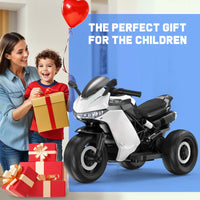 12V Motorcycle for Kids, Electric Motorcycle with 3 Wheels&Music ,Ride on Toys for Boy Girl