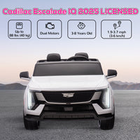 2-Seater Ride on Truck, 12V 10AH Cadillac Escalade IQ 2025 Kids Electric Ride-On Car - The Little Big Store
