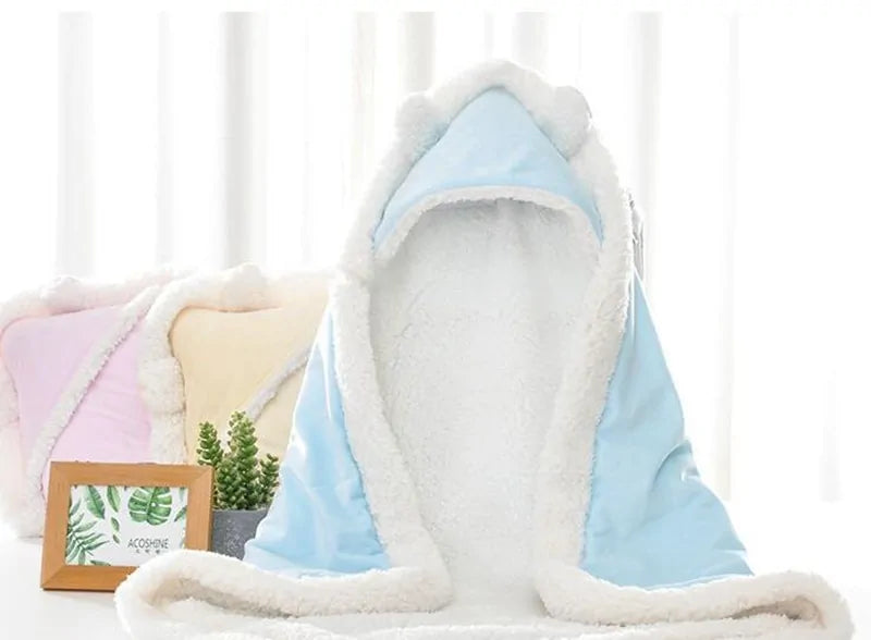 CozyCloud™: Double-Layer Fleece Blanket - The Little Big Store