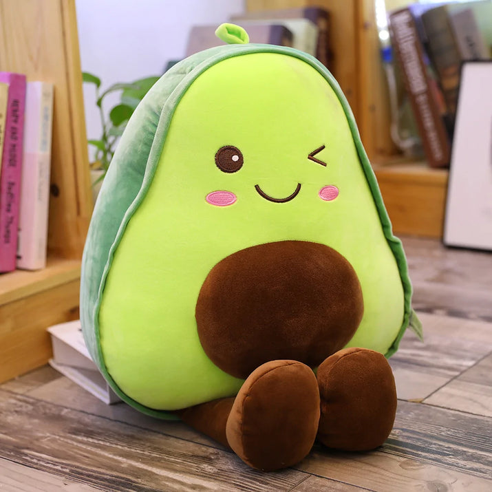 Cute 3D Avocado Stuffed Plush Toy - The Little Big Store