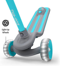 Gleam Kids Kick Scooter - Light Up Your Ride with LED Wheels, Adjustable Handlebar, and Enhanced Stability for Ages 3+