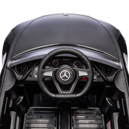 Licensed Mercedes-Benz CLS 350,12V Kids Ride On Toy Car w/Parents Control,2wd,Four-wheel suspension,Music,Bluetooth,LED Light,USB,Power display,Volume adjustment,Speeds 1.24-3.11MPH for Kids Aged 2-4. - The Little Big Store